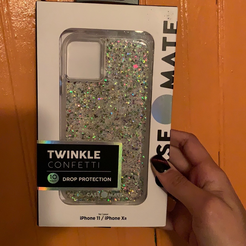 iPhone XR case confetti